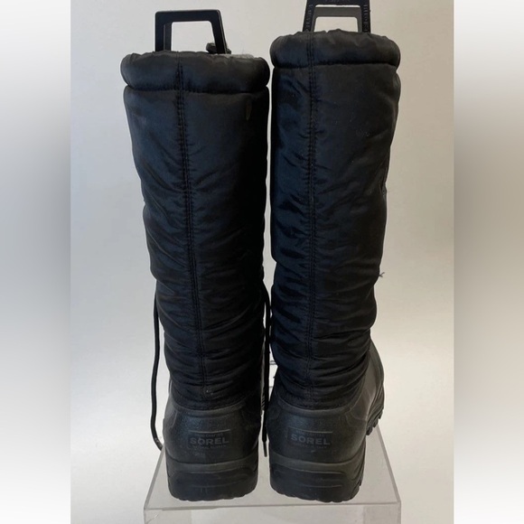 Sorel Black Insulated Snow Boots size 9 - Picture 3 of 7